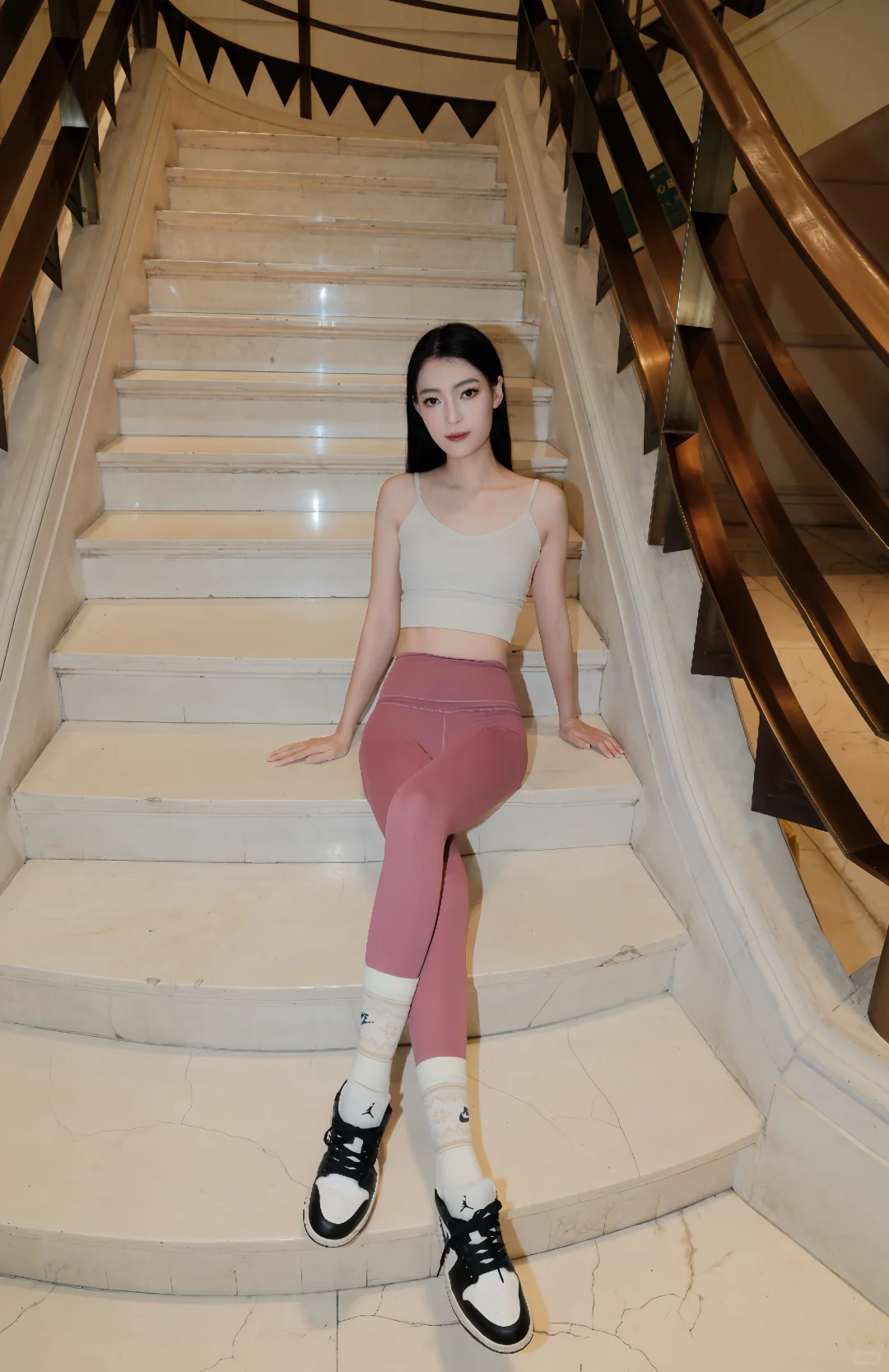 救命！穿上这条瑜伽裤腿长两米八！⚡️