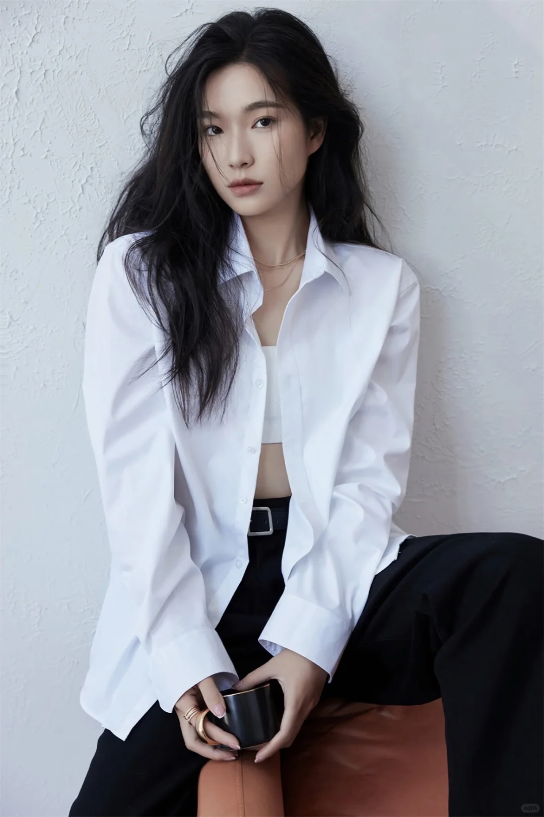 白衬衫真实纯欲性感天花板❤️今日分享