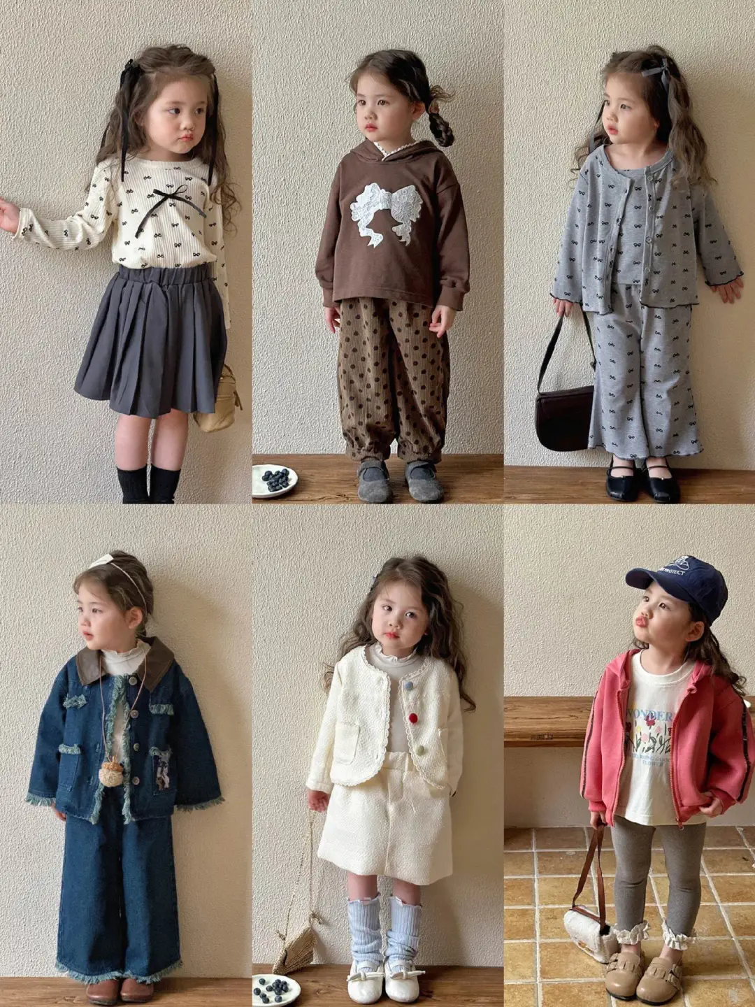 女童春秋款明星穿搭