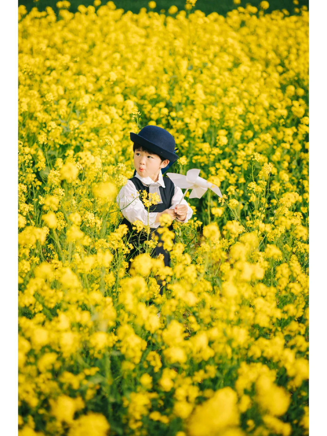 油菜花儿童写真/jk制服写真/鸡泽儿童摄影