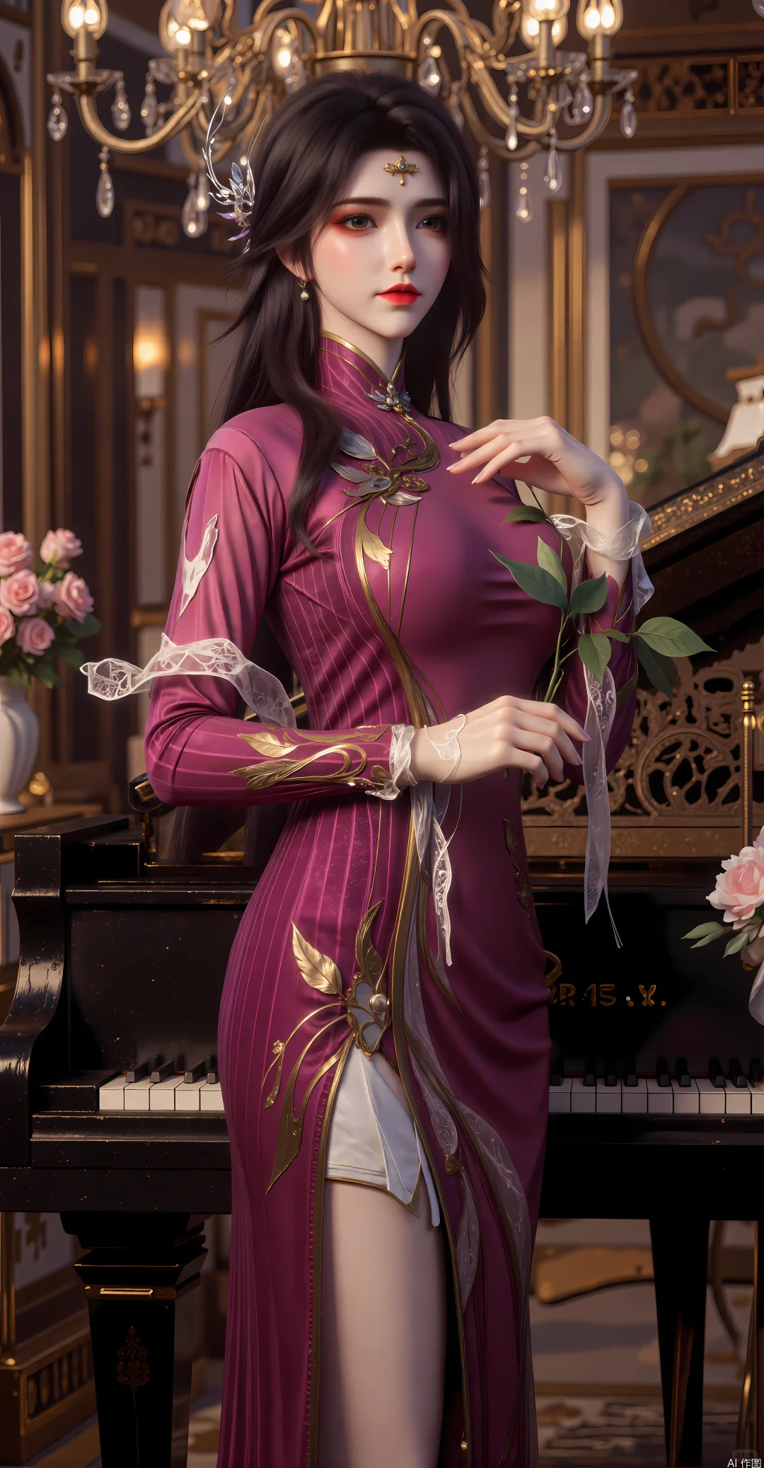 姨系女神1・玄衣旗袍秀