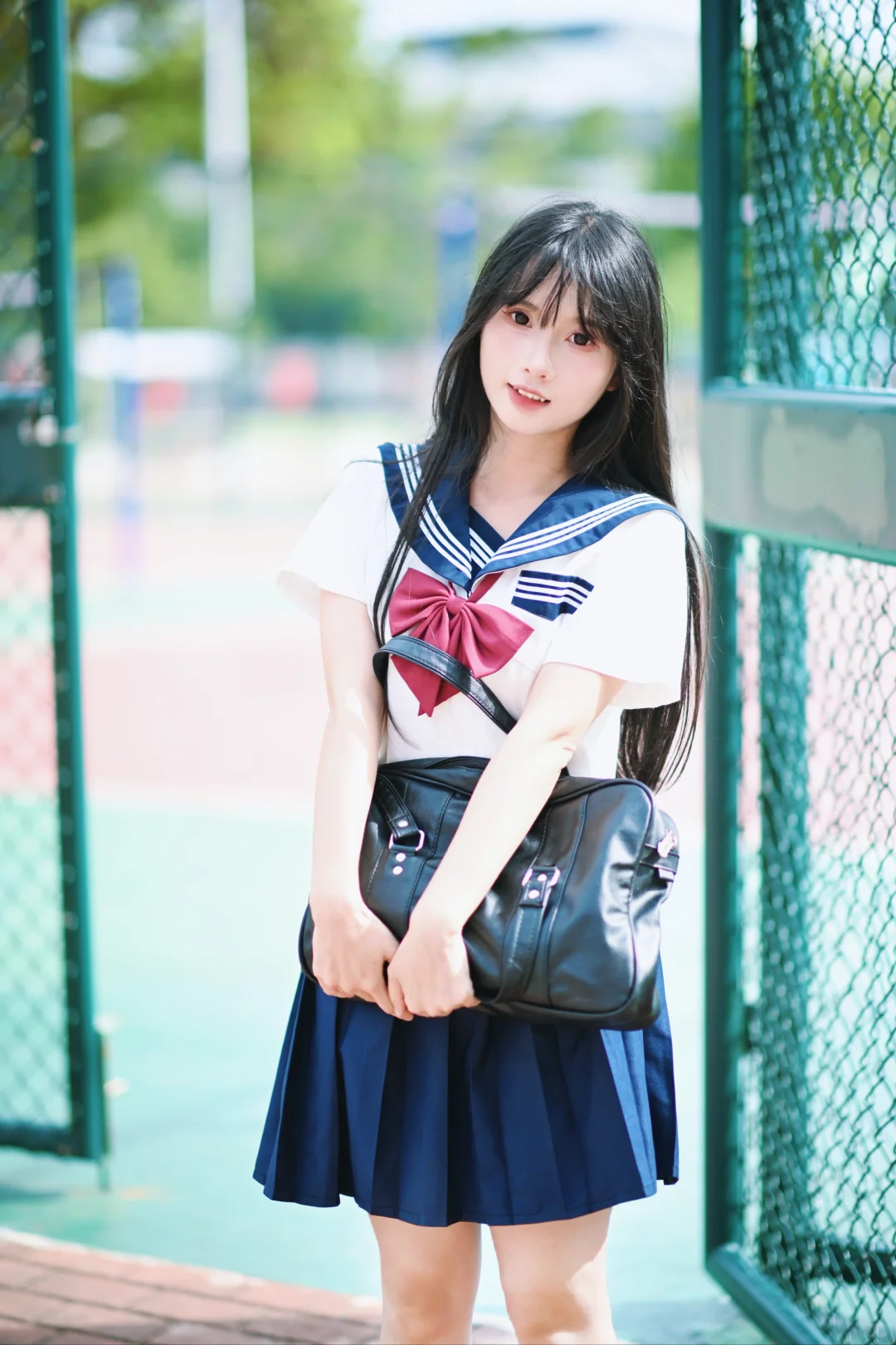 广西大学校园球场很出片啊！〡水手服圣体