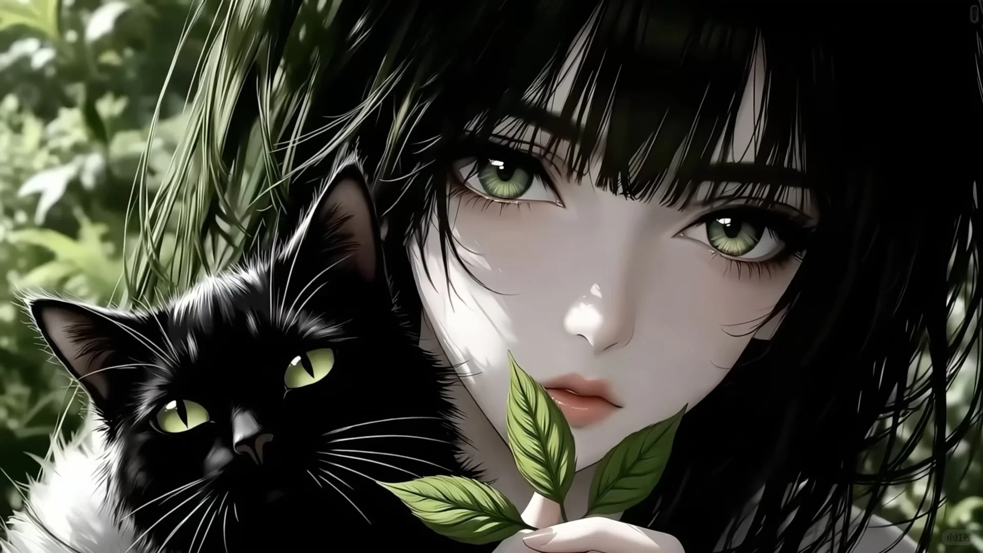 黑猫少女动态壁纸｜ipad平板live动态壁纸