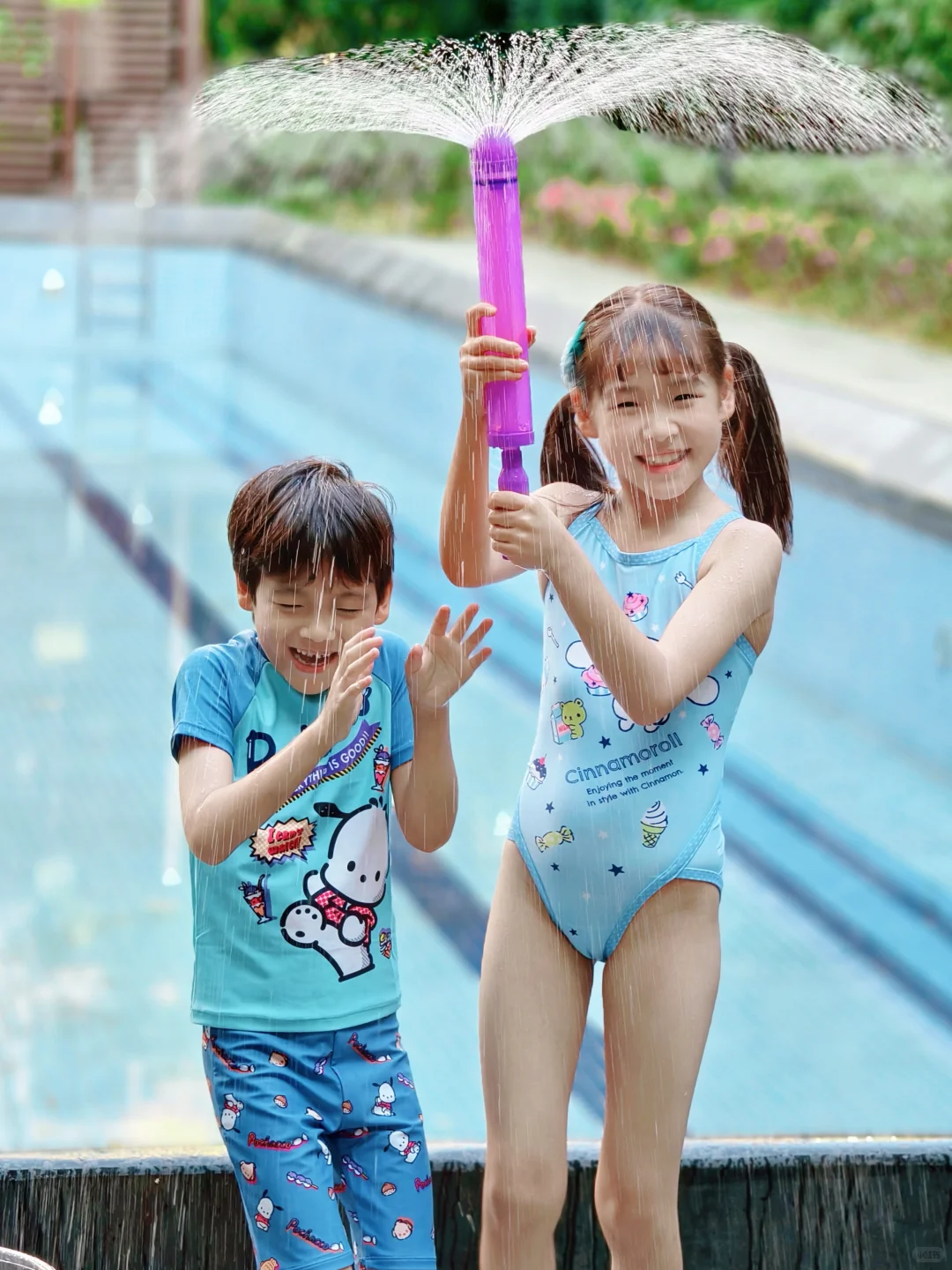 👫三丽鸥姐弟の夏日暴击！泳衣萌度超标啦💦