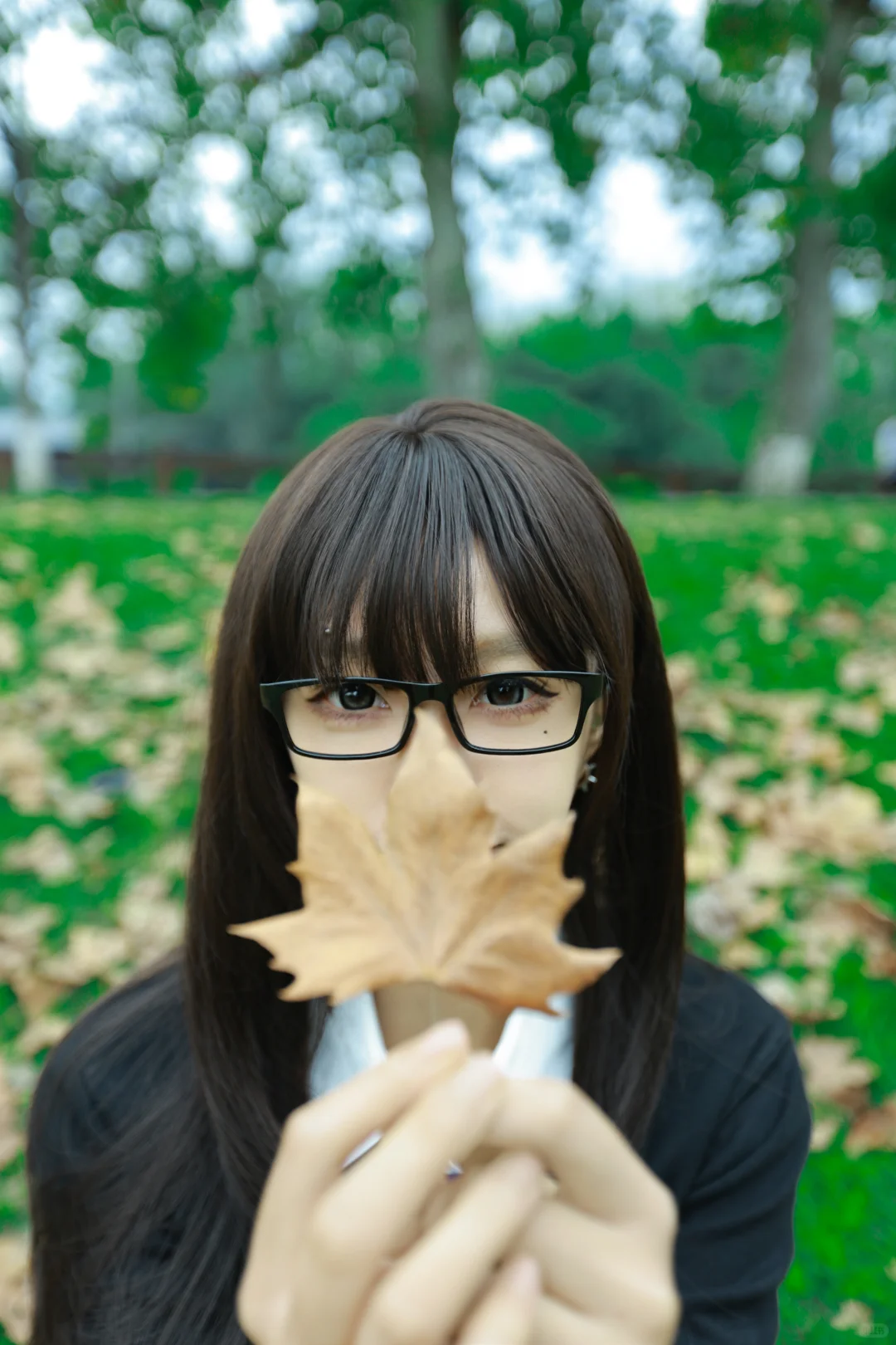 青龙湖铁轨的jk女孩