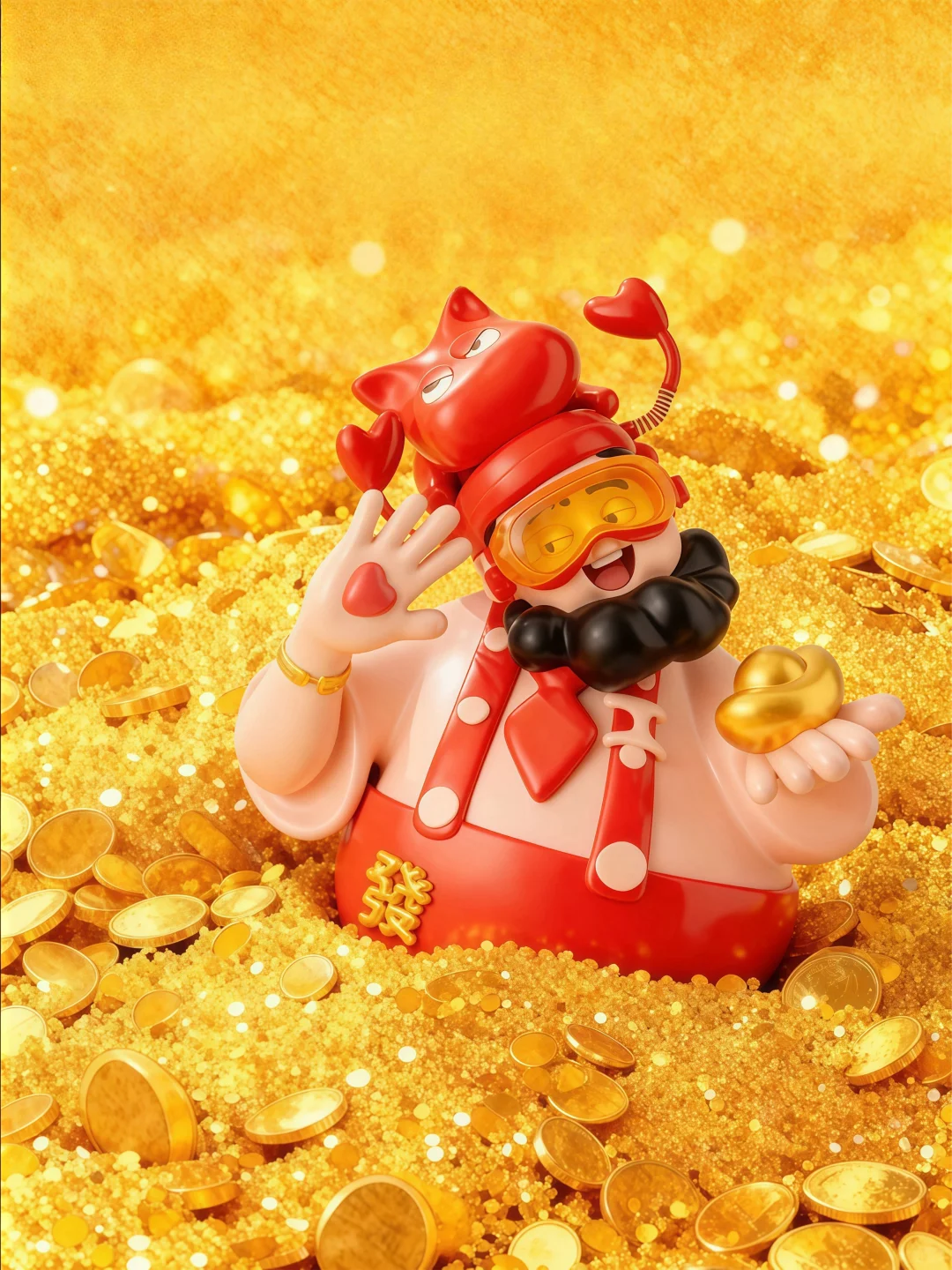 今日上新 财神壁纸~快保存