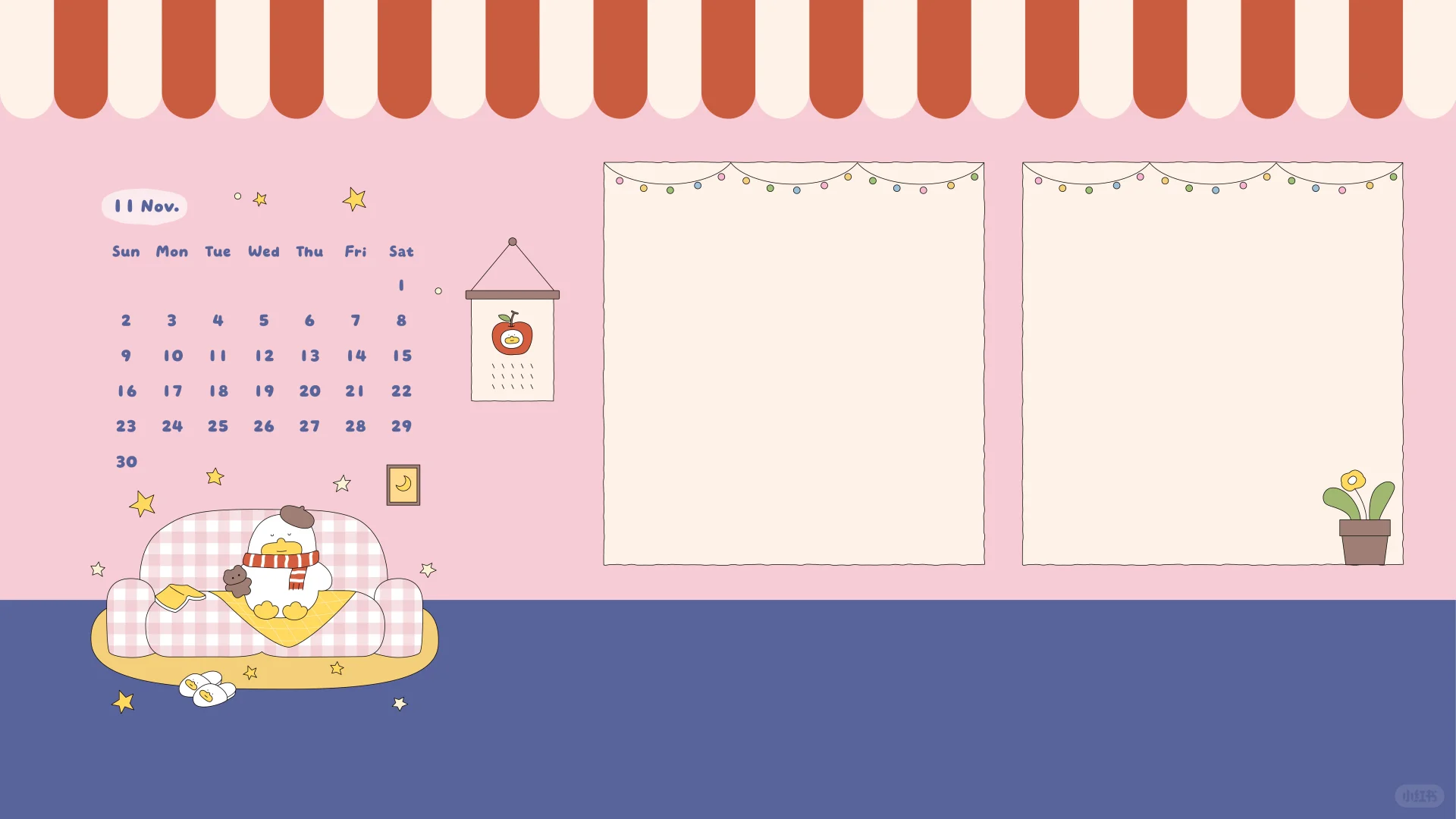 毛绒壁纸分享⊹.✮₊˚11月你好鸭👋