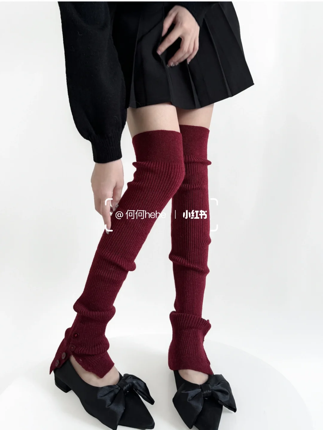 4️⃣双过膝长腿套分享～