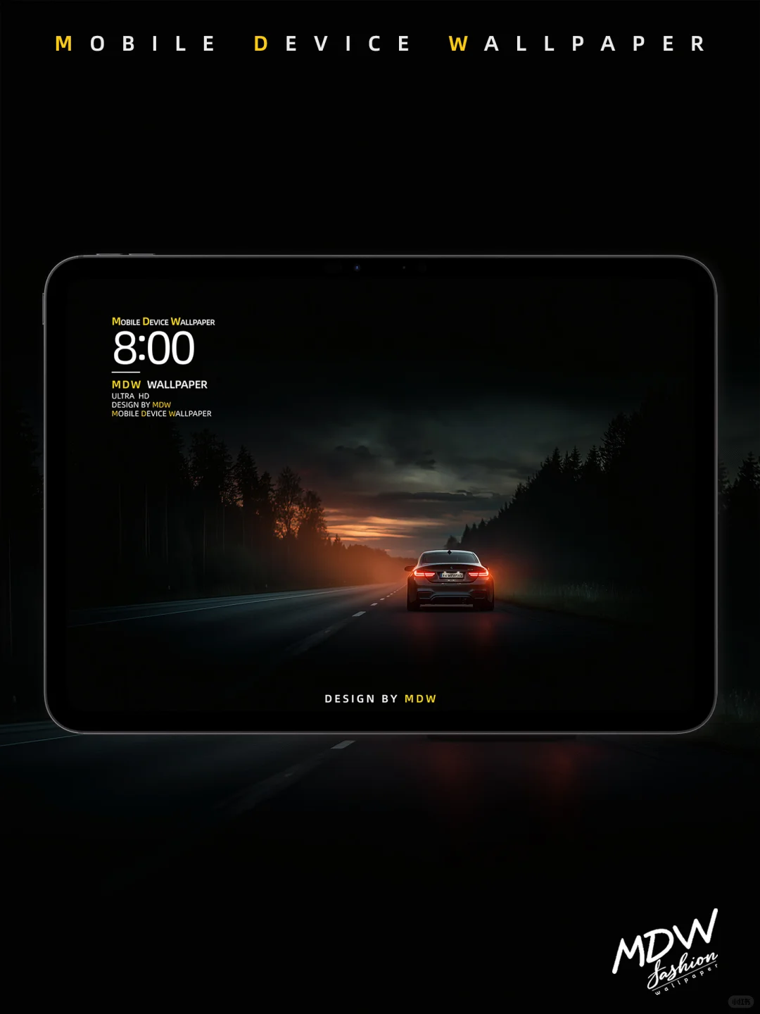 6K通用高清壁纸｜夕阳下疾驰｜453