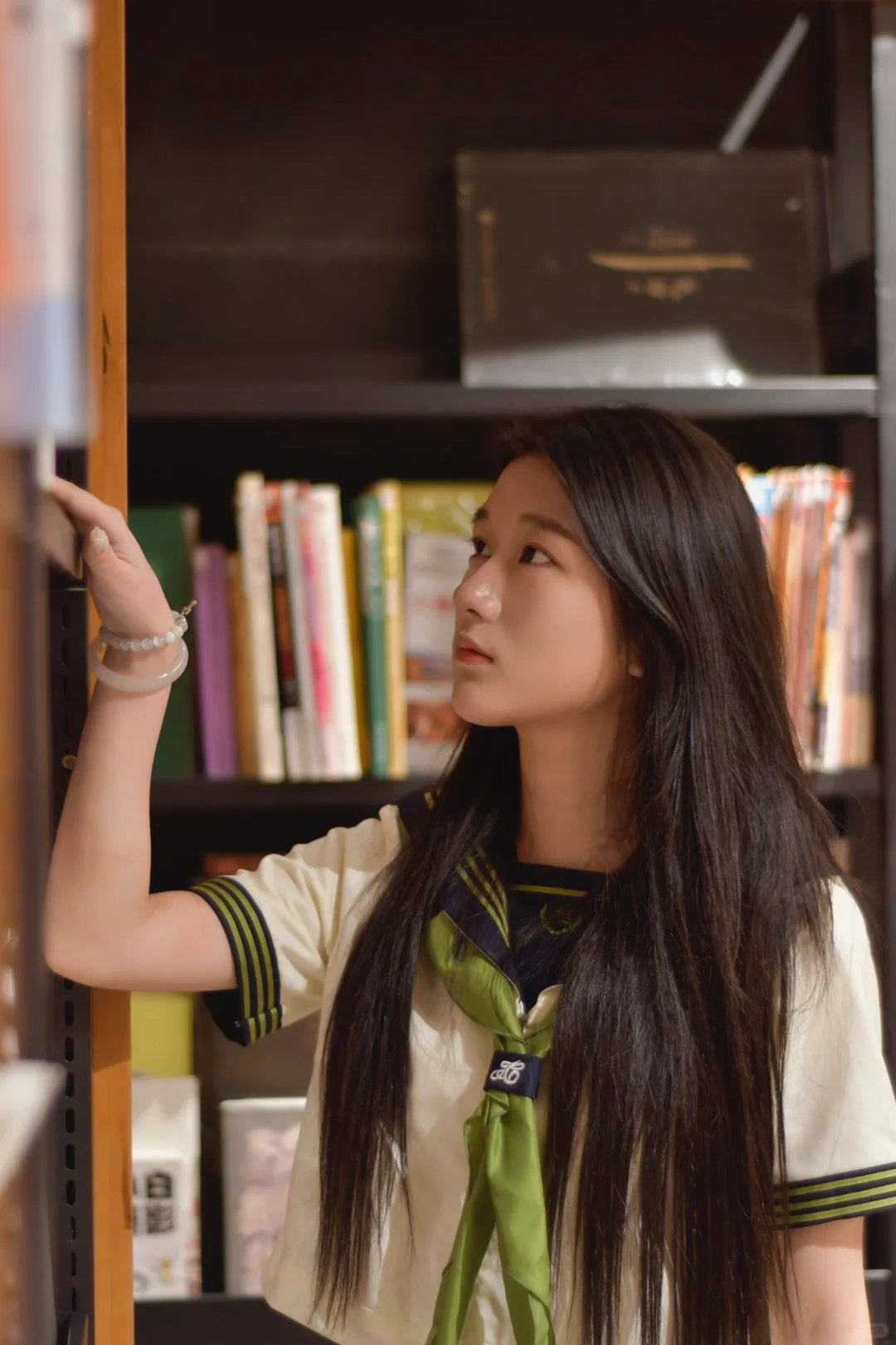 图书馆jk 电影感来了！