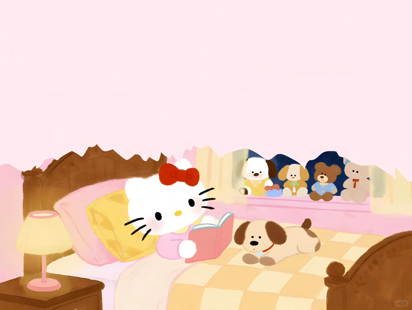 Hellokitty梦幻屋·治愈平板壁纸