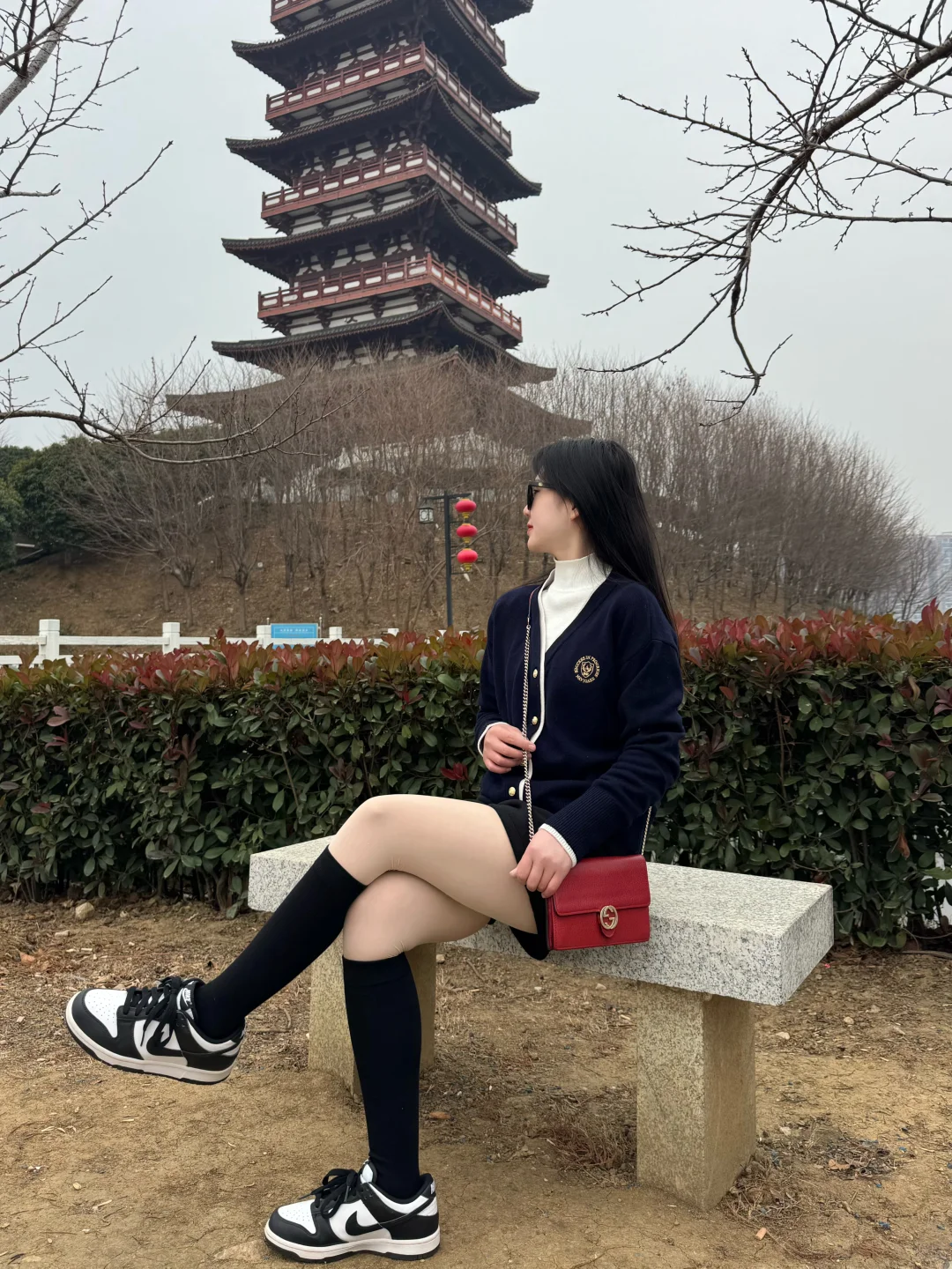 冬季日常就是个光腿神器套个小腿袜吧？