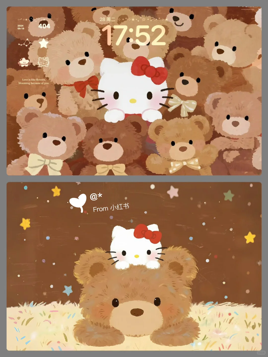 好可爱，好韩系的iPad壁纸套图！！！