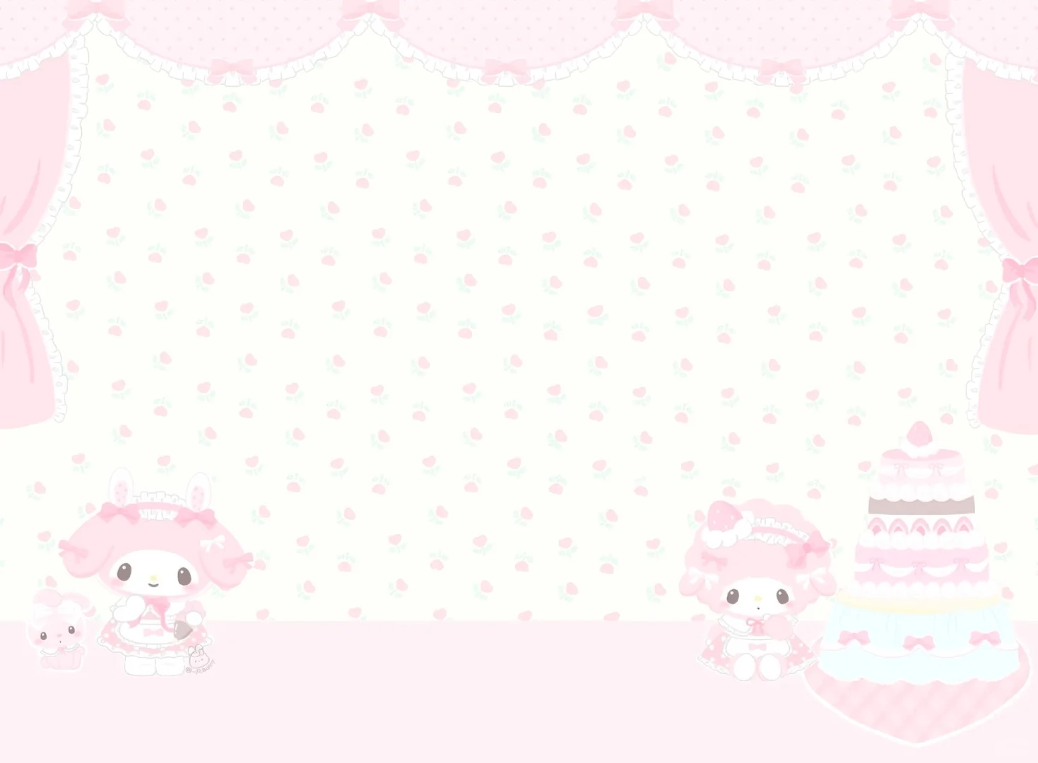 ipad壁纸|萌萌的美乐蒂