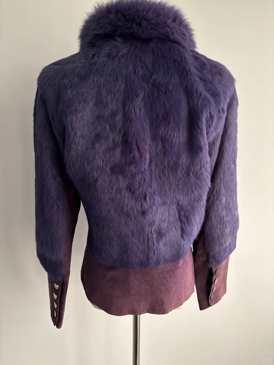 vintage古着皮草｜妩媚鸢尾紫