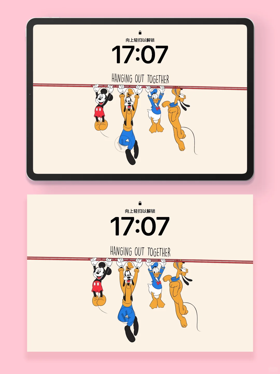 米奇一家 ipad平板壁纸