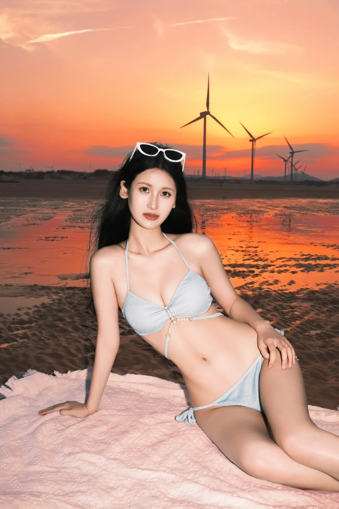 平潭约拍｜比基尼日落👙