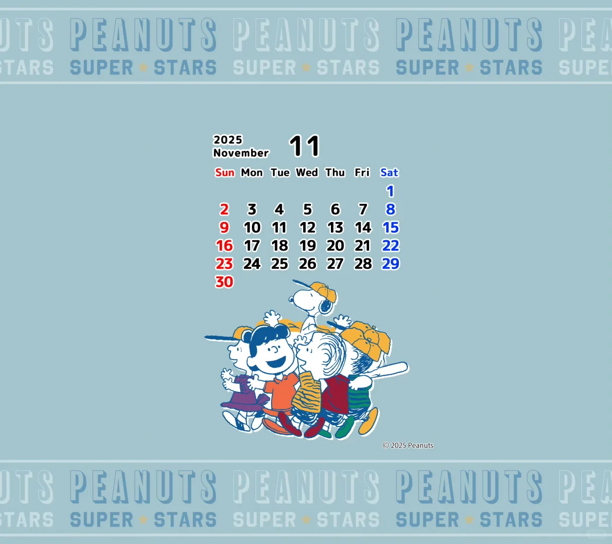 史努比 | 史努比11月限定手机&平板壁纸分享