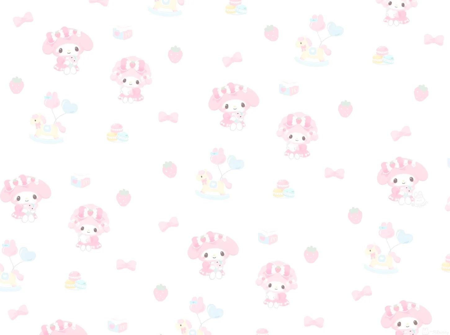 ipad壁纸|萌萌的美乐蒂