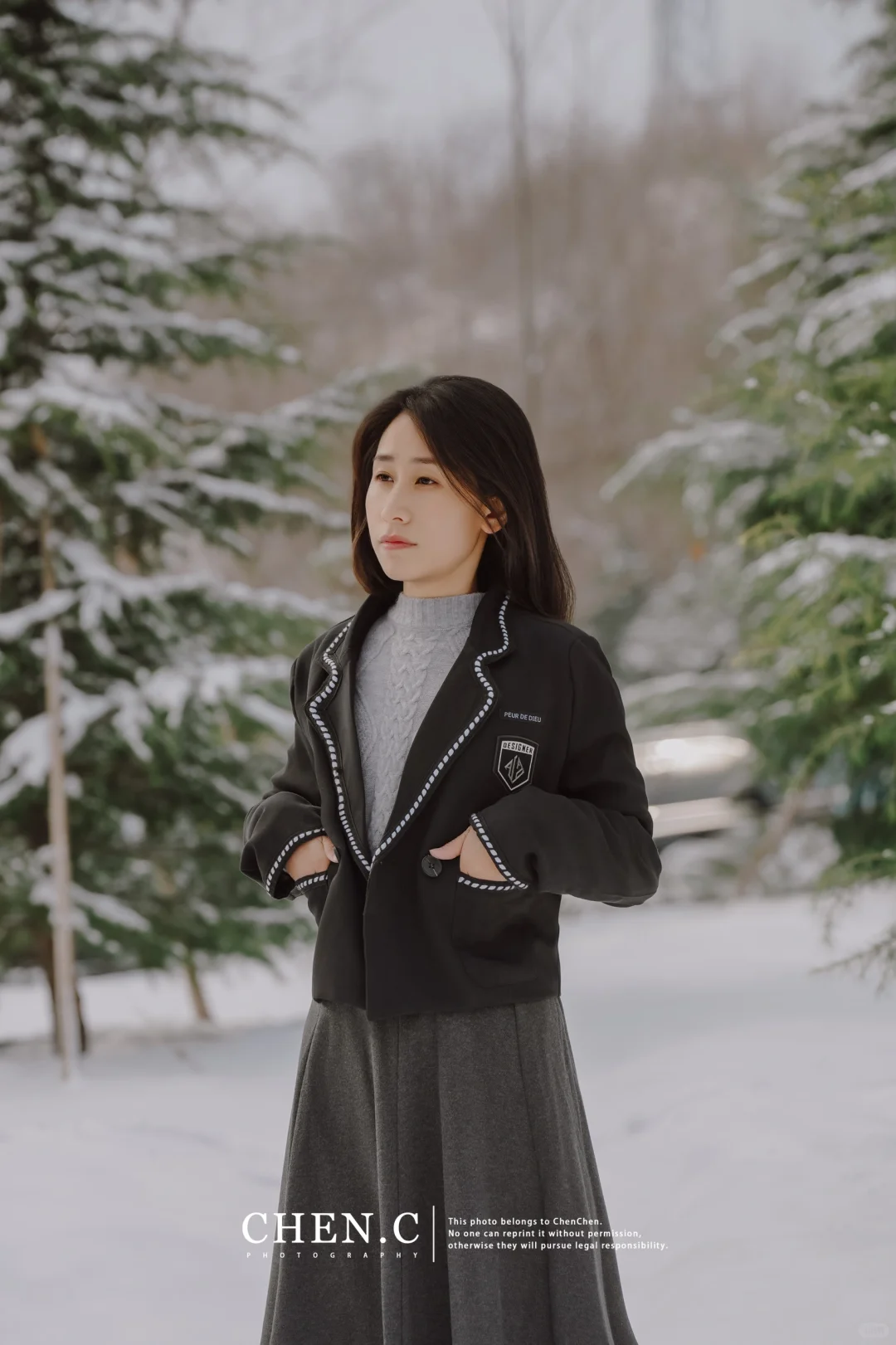 Jk 雪景 峰峰矿区下雪了 峰峰约拍 写真约拍