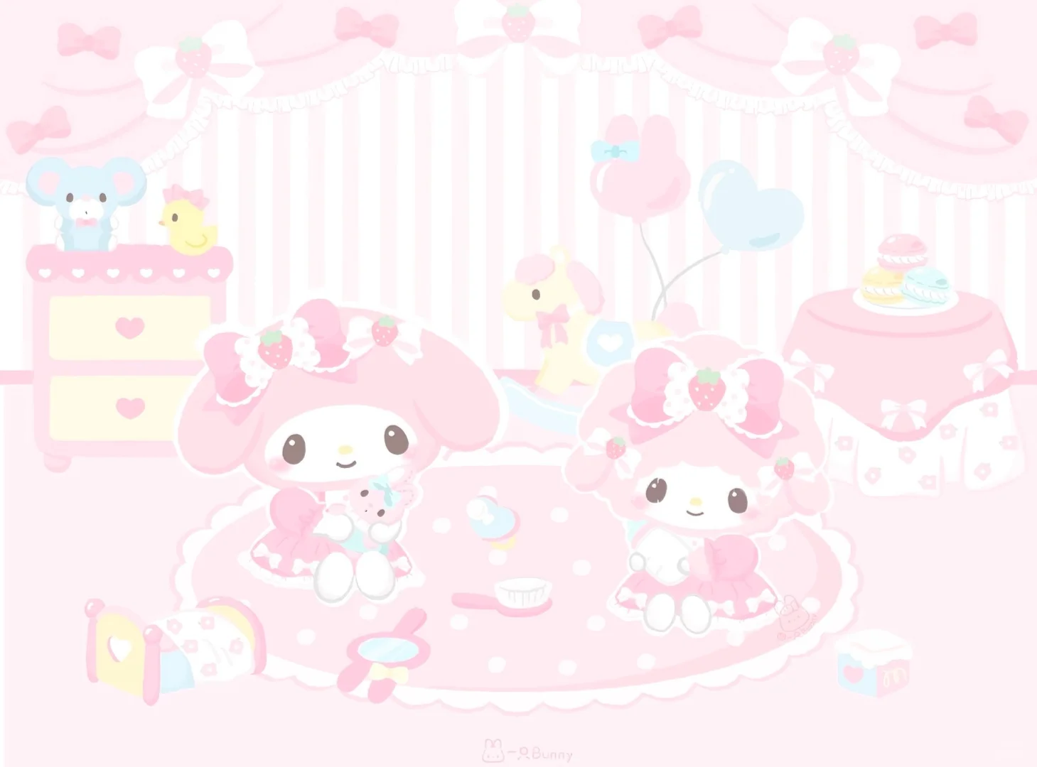 ipad壁纸|萌萌的美乐蒂