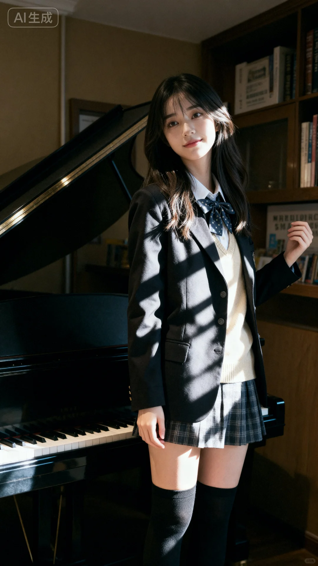 钢琴房的 jk 少女🌸🌸🌸