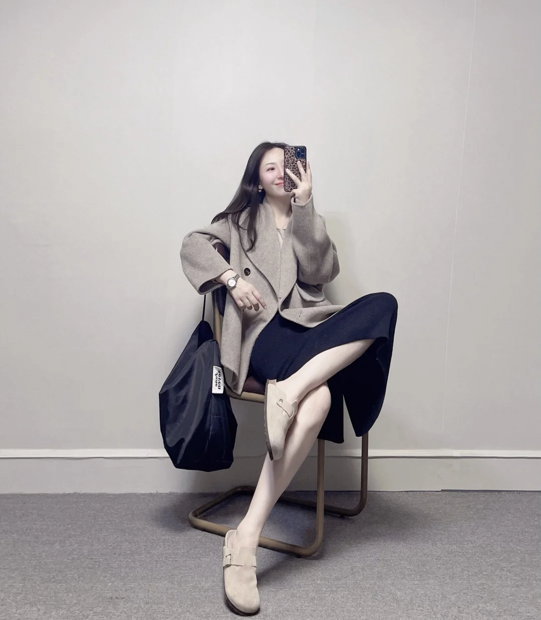 简单气质通勤 轻松拿捏气质女人味～