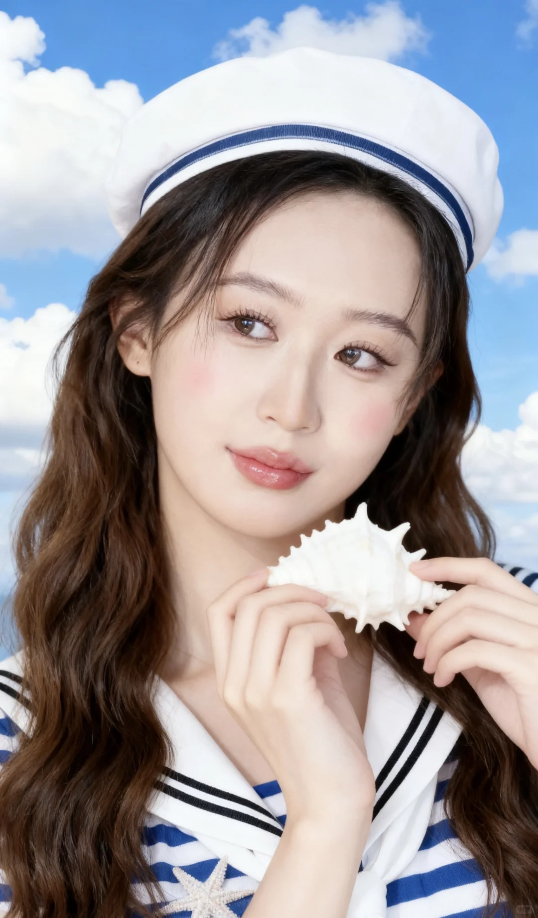 🌊清新海军风，附Ai写真指令