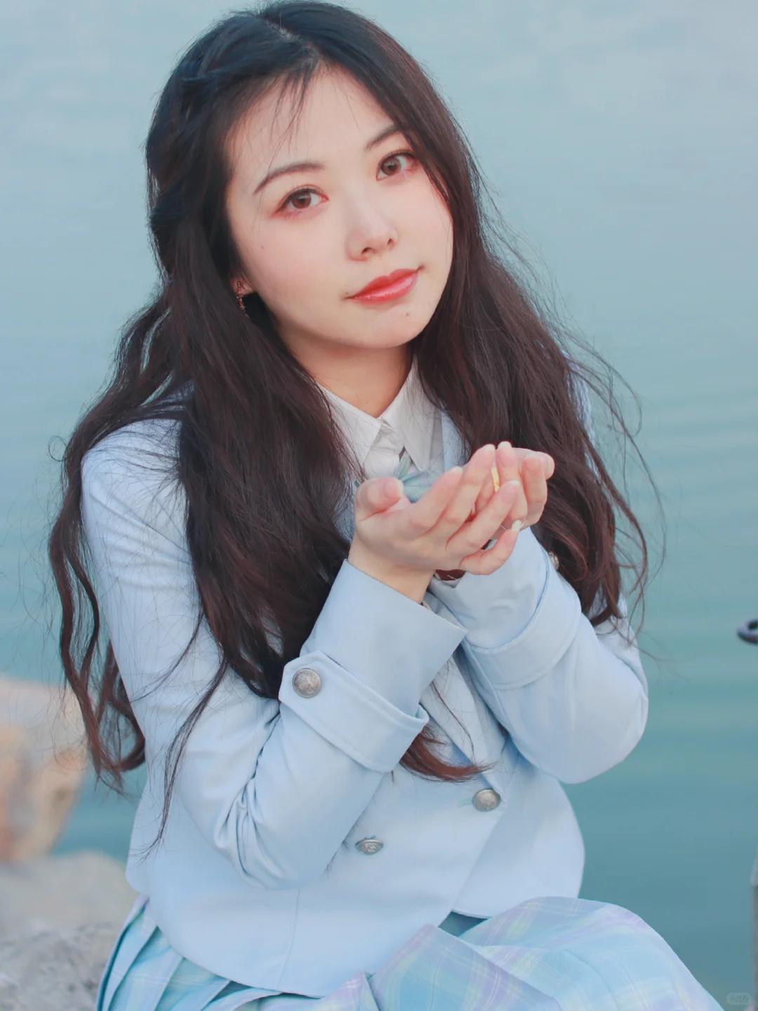 这纯净的蓝，是jk人鱼公主吧