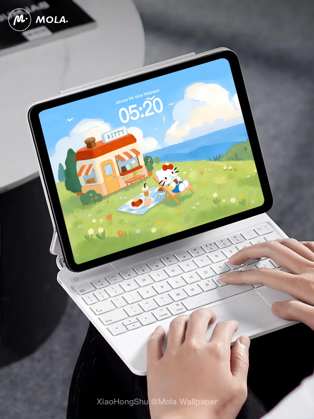 Hellokitty海边小屋 | 平板壁纸 105