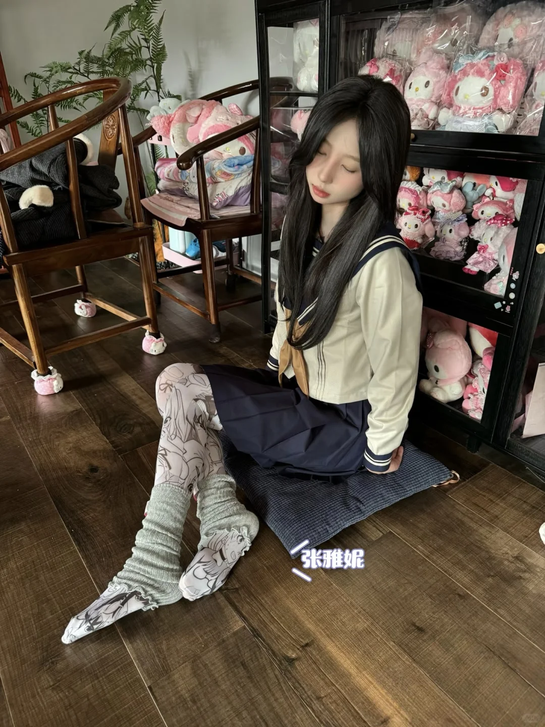 “梨形救星！微压漫画袜实测显瘦绝了！