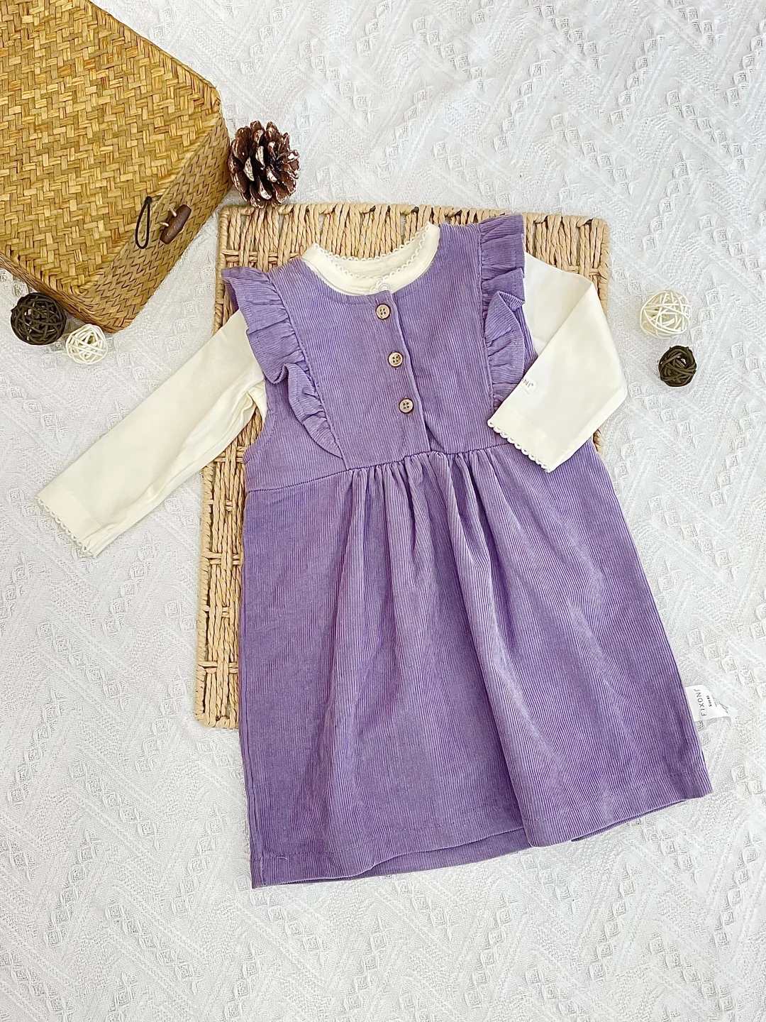 ✨小月龄女宝温柔系穿搭分享 