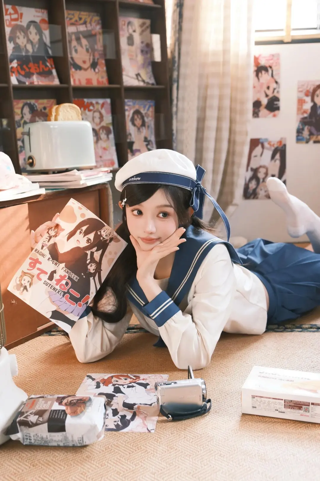 女仆与 JK 的复古宅家二次元心动瞬间合集