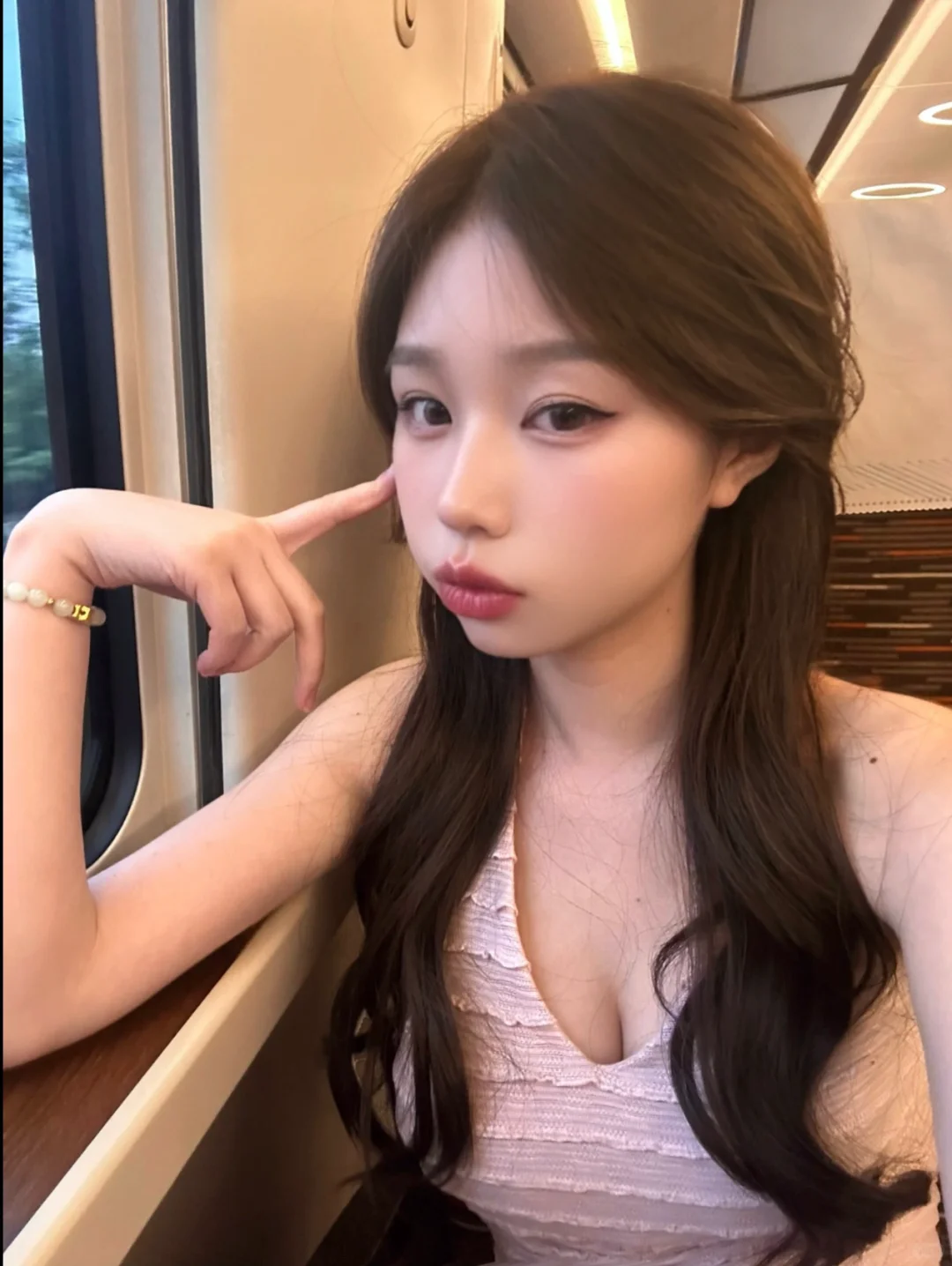 好娇媚的粉红小裙子