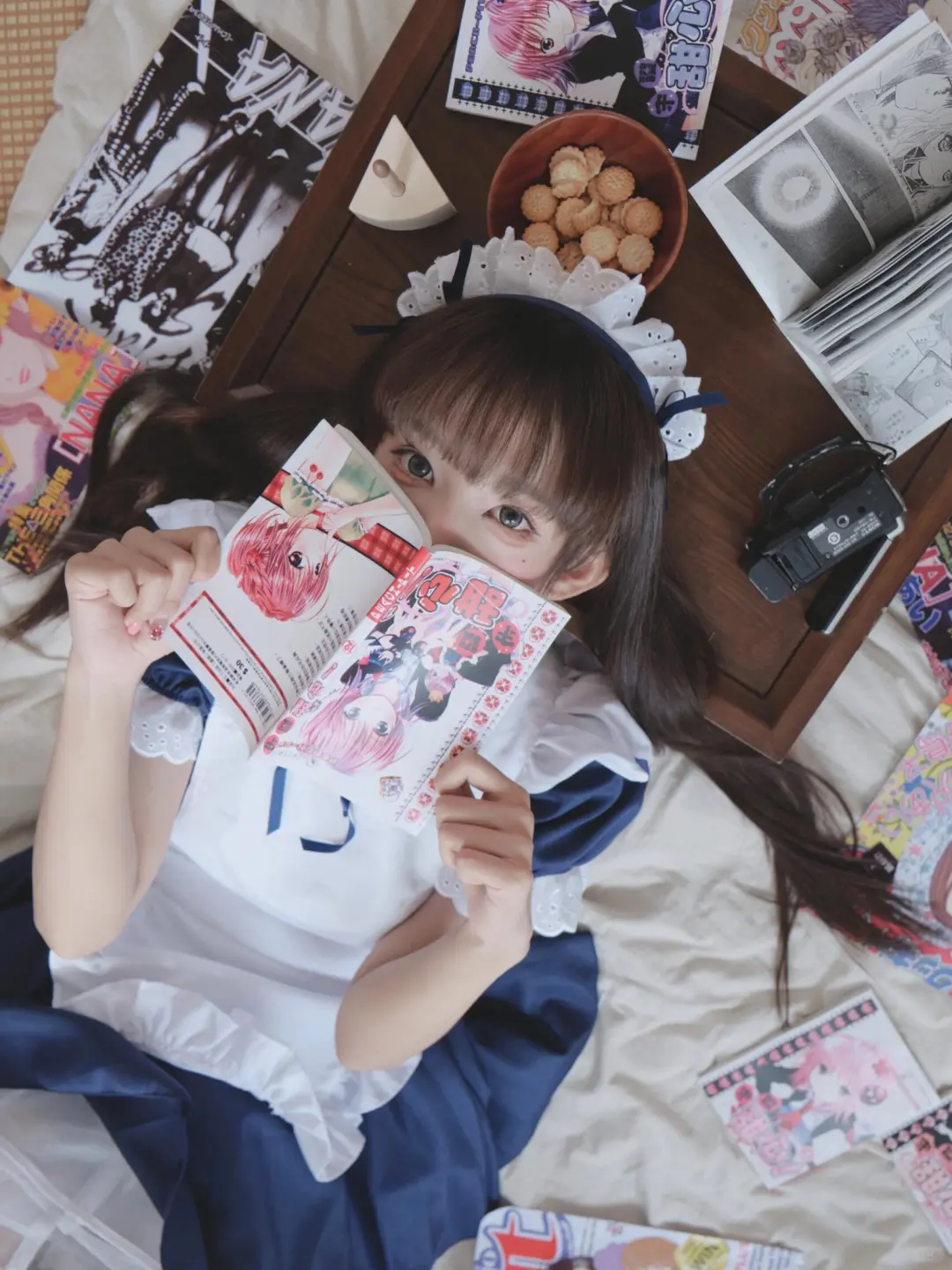 女仆与 JK 的复古宅家二次元心动瞬间合集