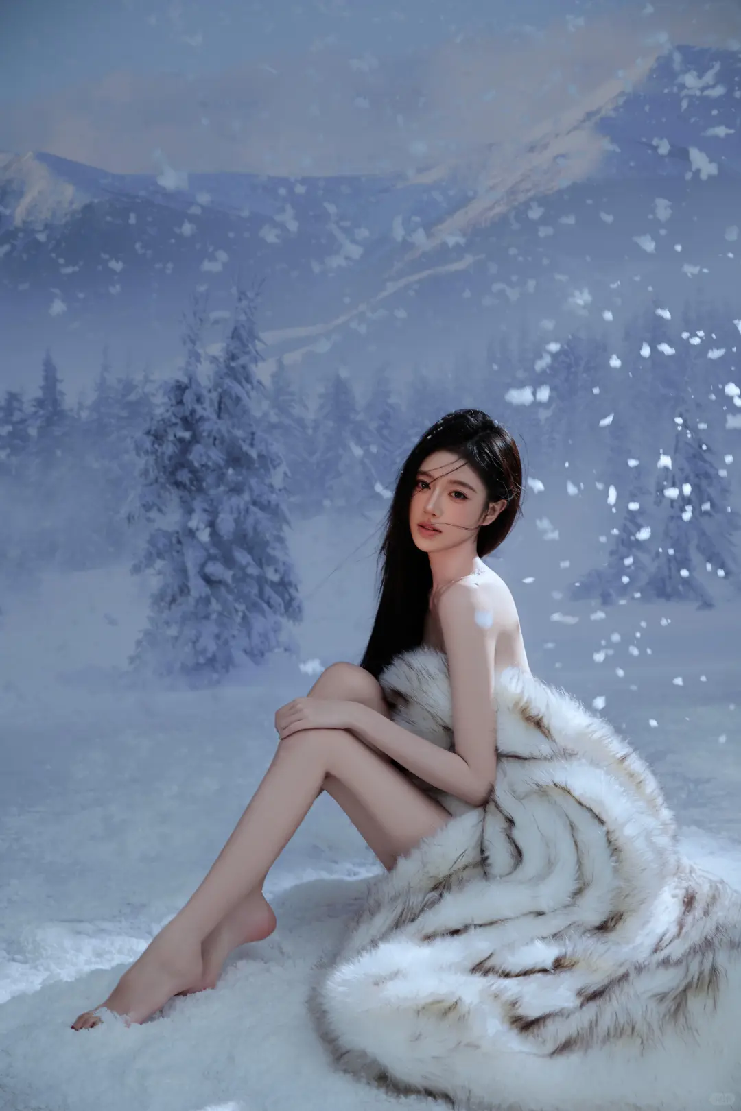 雪域精灵｜在冰雪世界里做一次冷艳的玫瑰