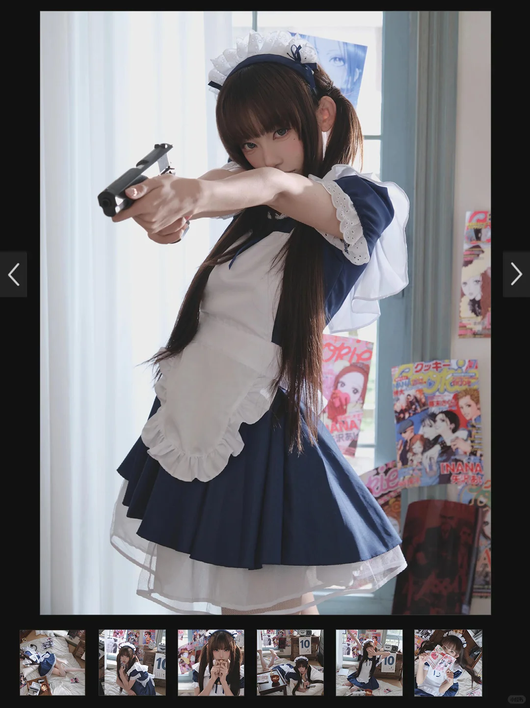 女仆与 JK 的复古宅家二次元心动瞬间合集