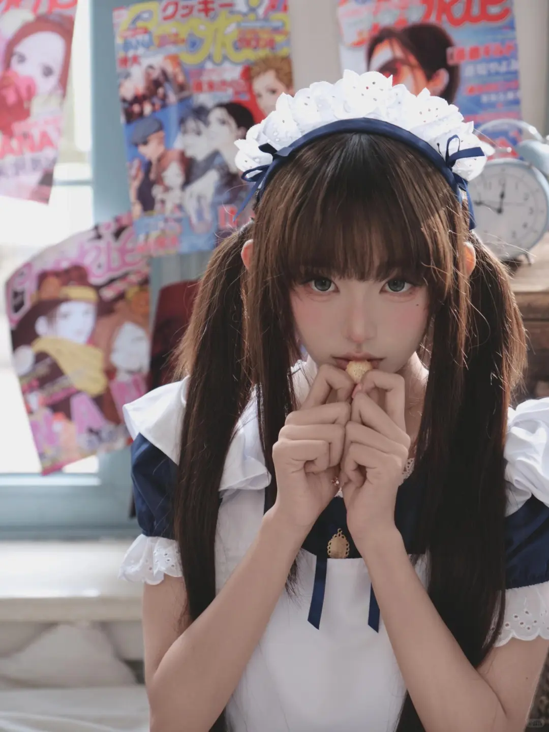 女仆与 JK 的复古宅家二次元心动瞬间合集