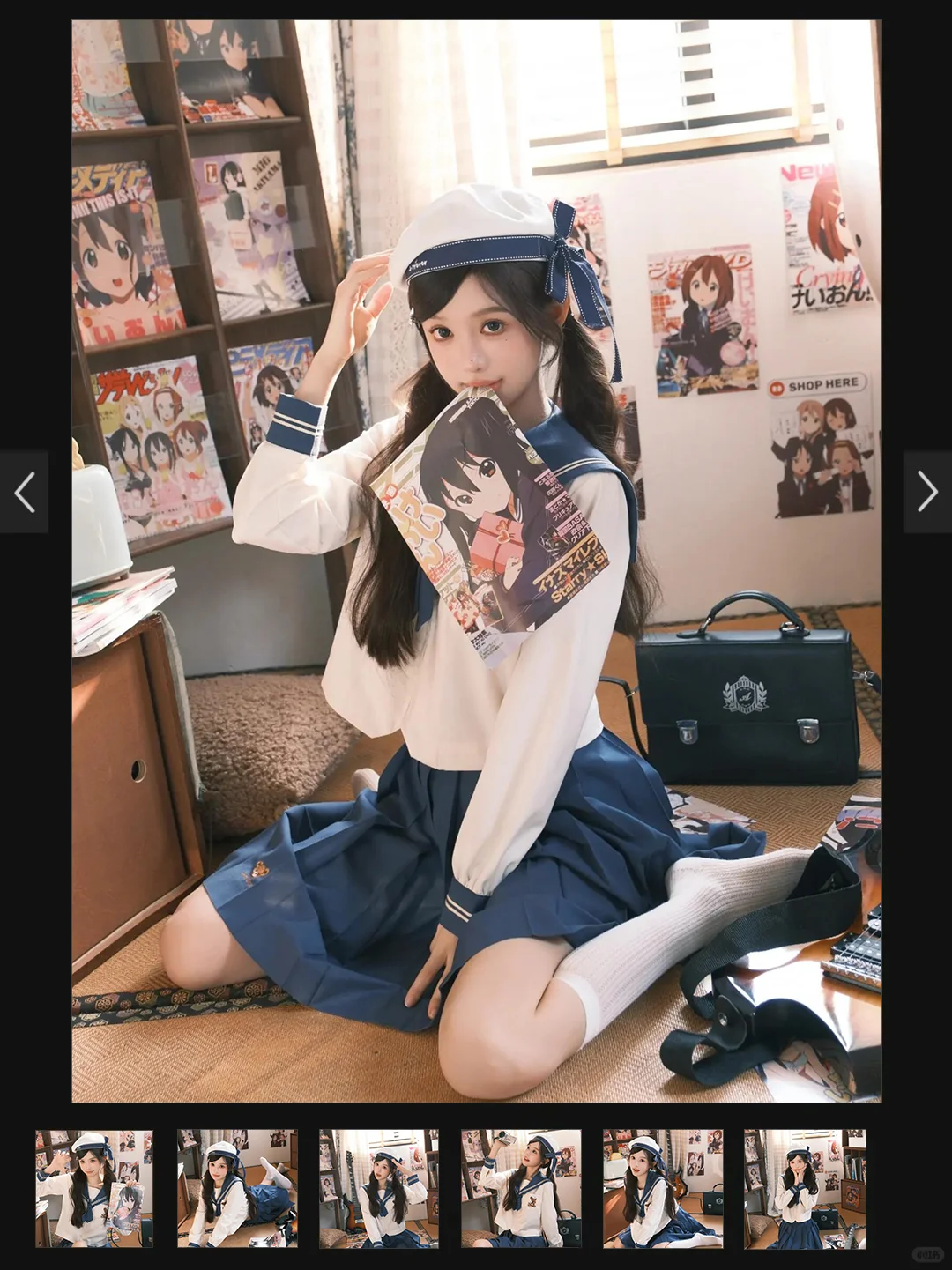 女仆与 JK 的复古宅家二次元心动瞬间合集