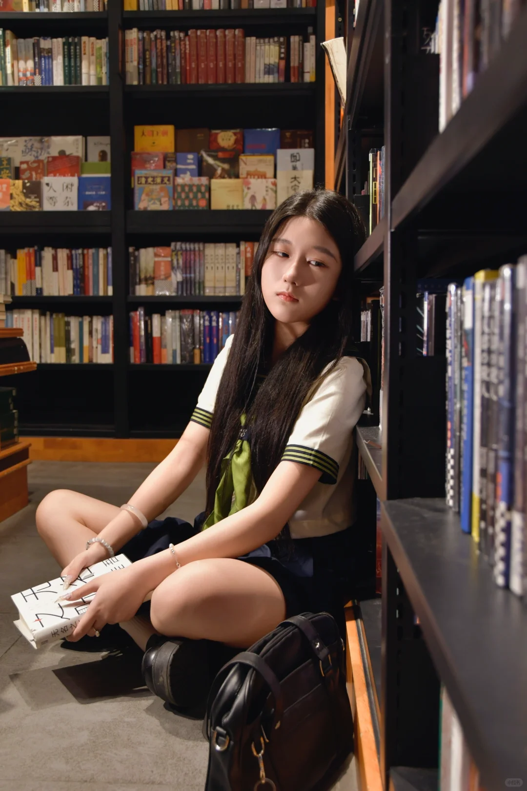 图书馆jk 电影感来了！