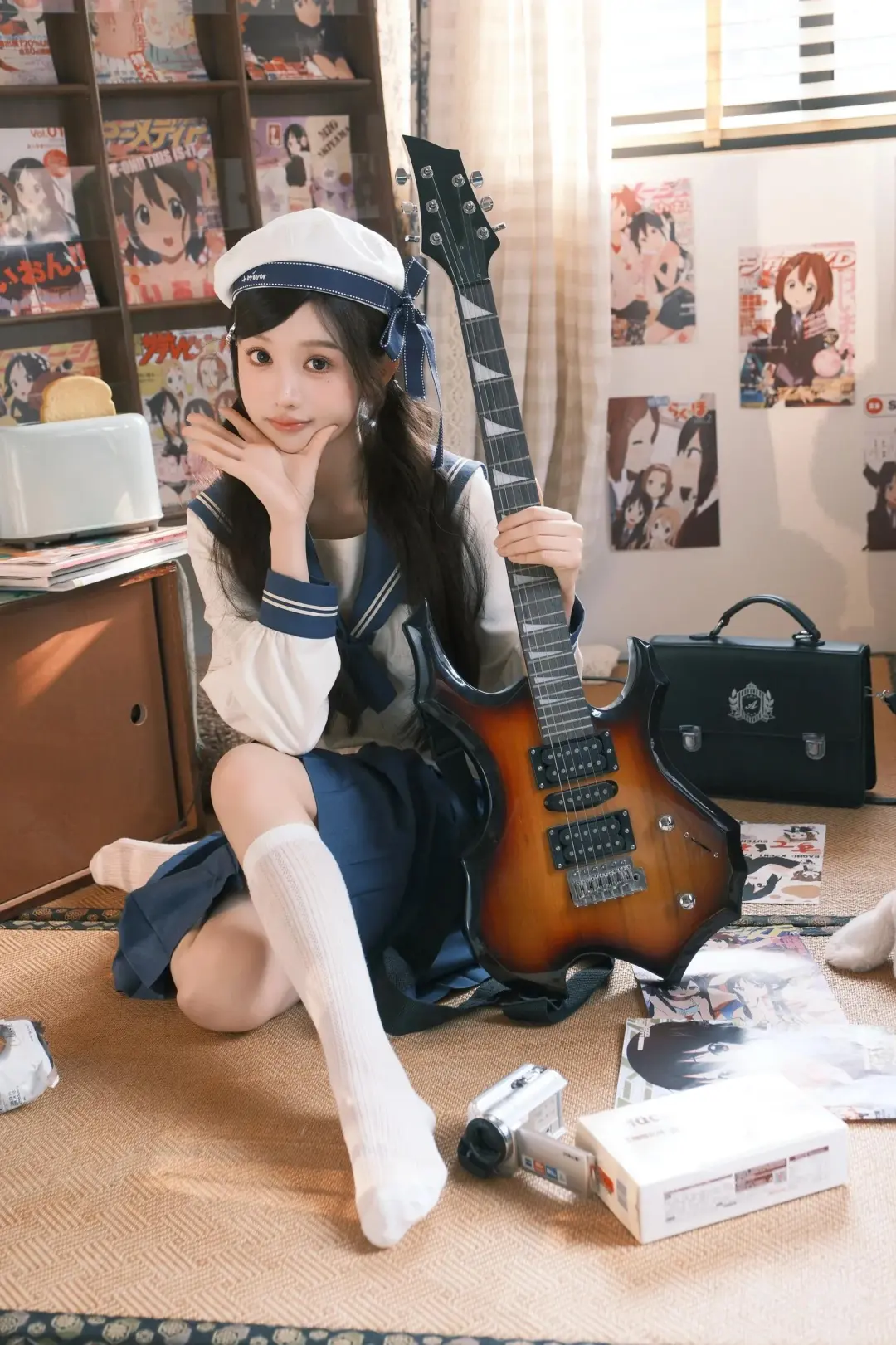 女仆与 JK 的复古宅家二次元心动瞬间合集