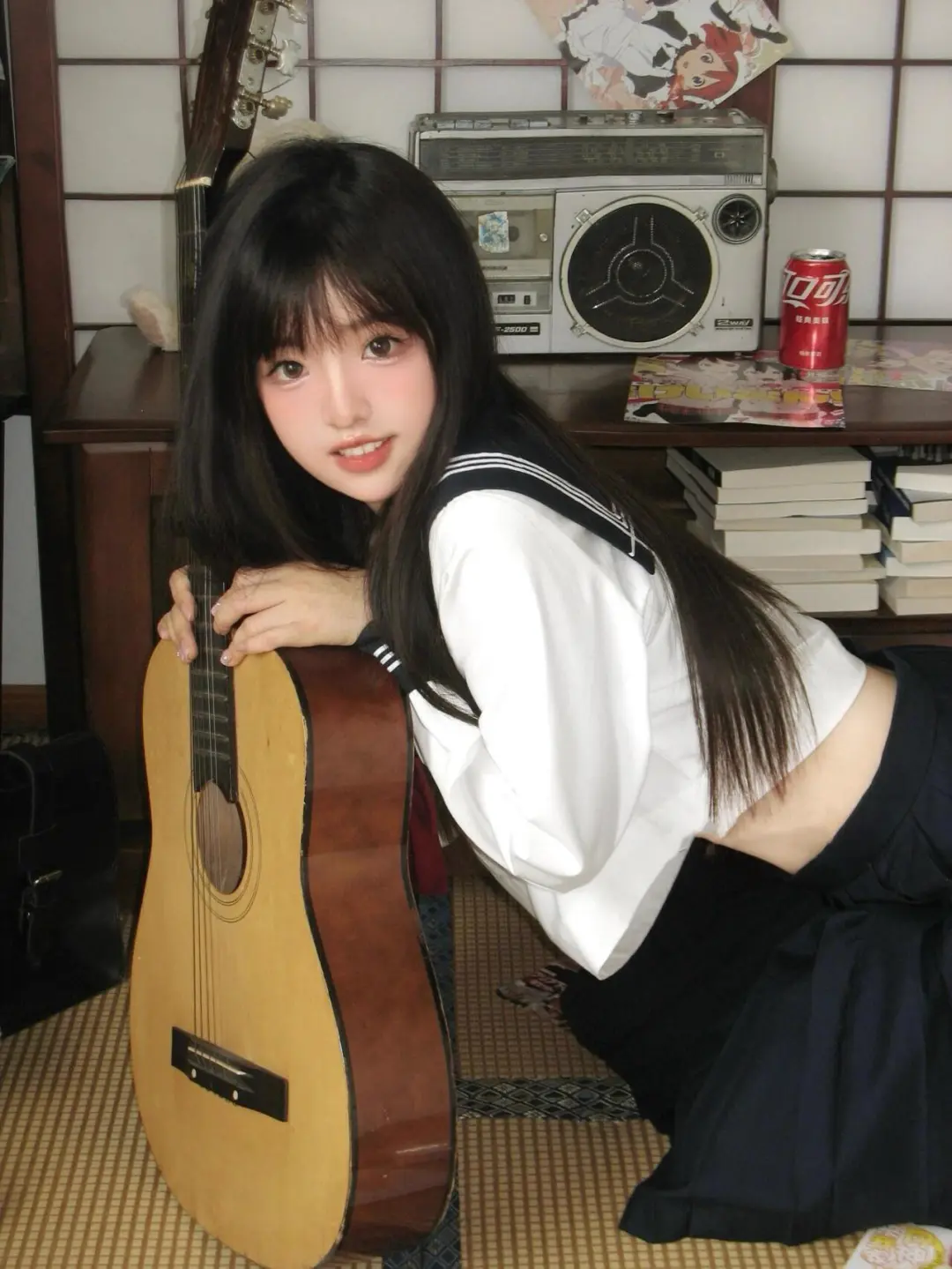 女仆与 JK 的复古宅家二次元心动瞬间合集