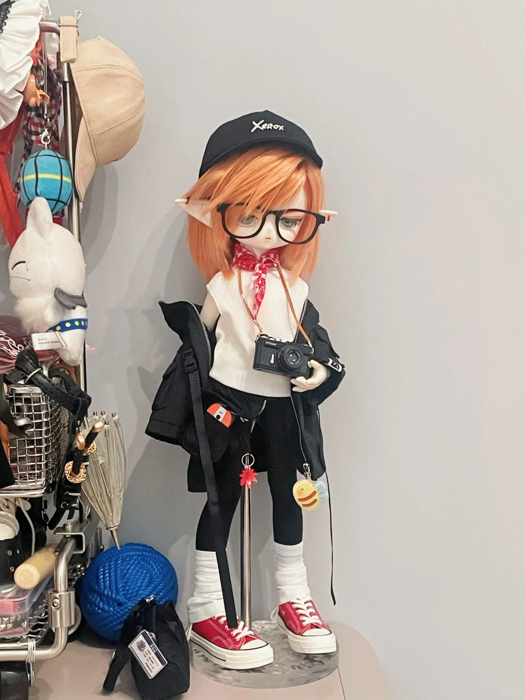 「哟～要拍照吗？」