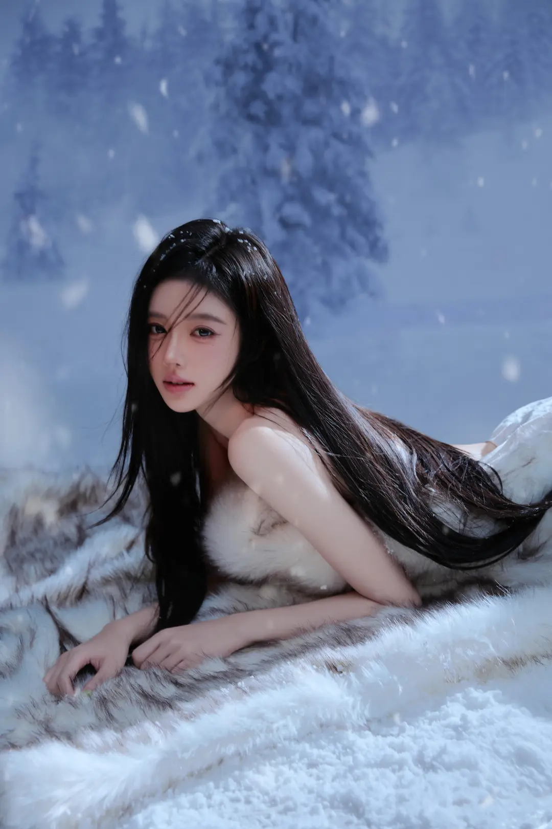 雪域精灵｜在冰雪世界里做一次冷艳的玫瑰