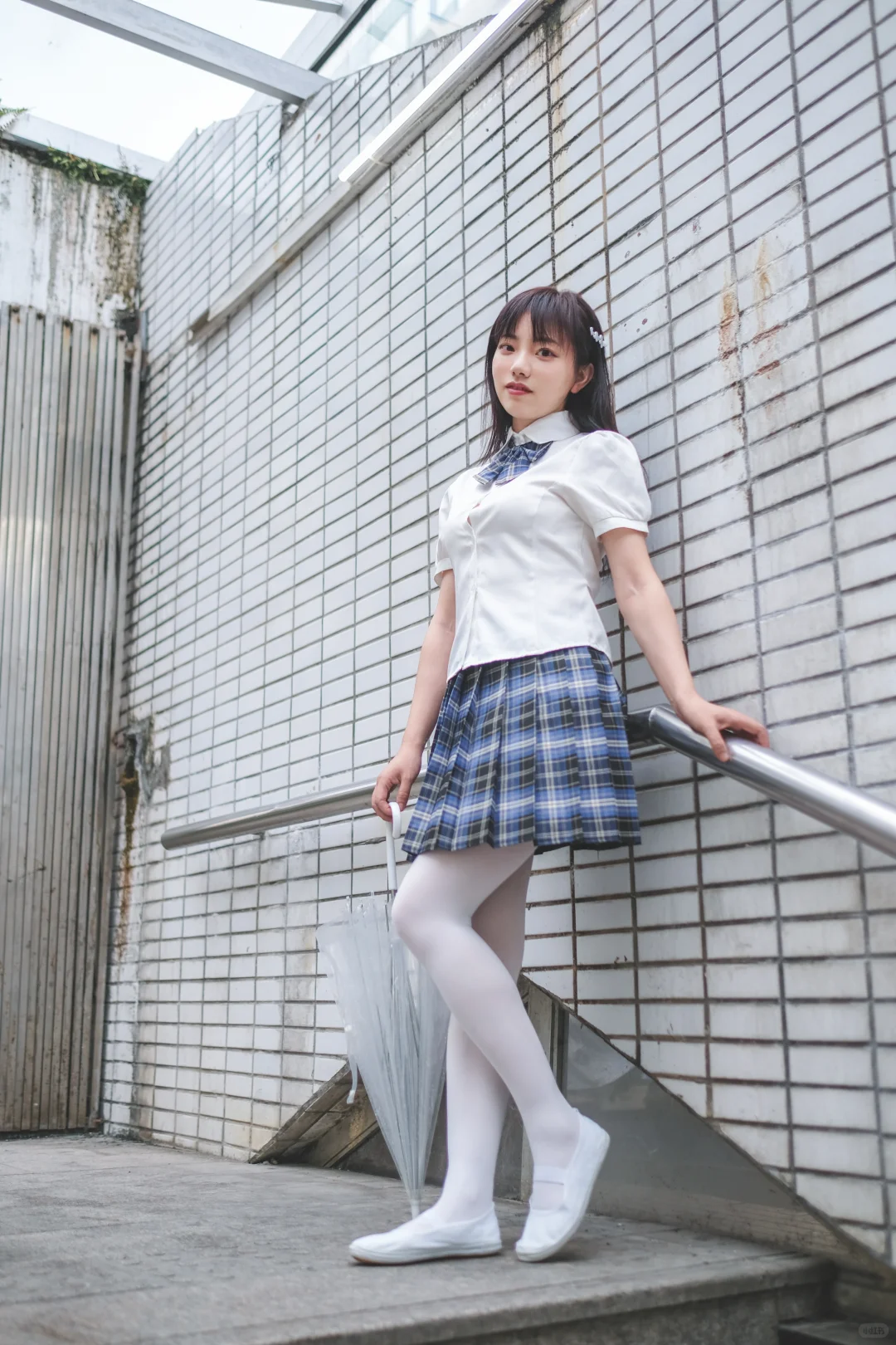 混搭，JK、白丝&白一带，欢迎来到我的统治区😄