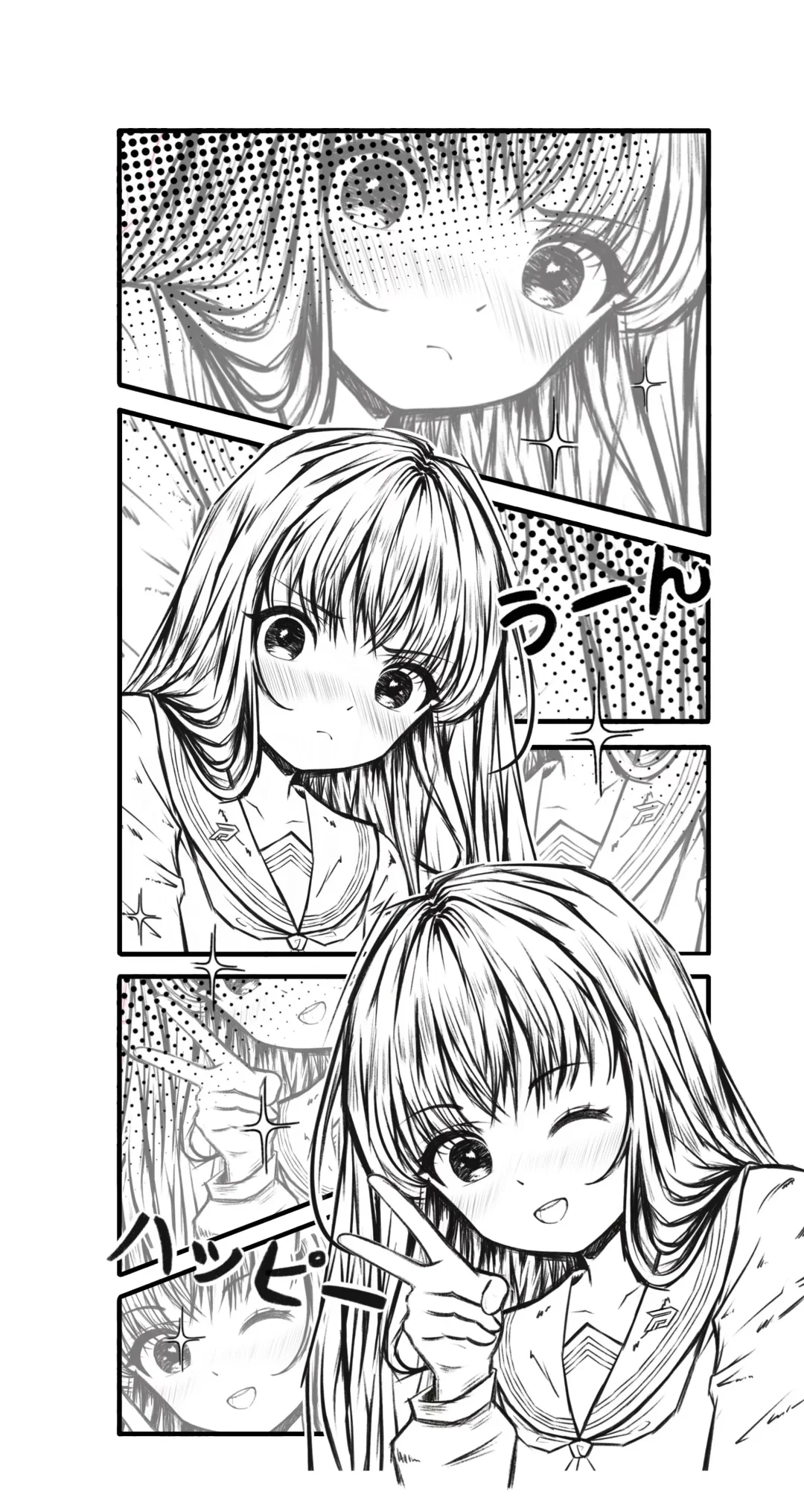 平板手机壁纸//喜欢上了原稿手绘！