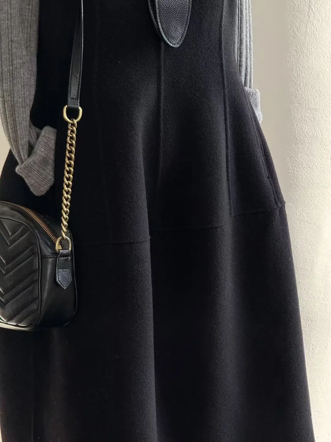 秋冬本命背心裙🖤收腰小黑裙长款来啦！