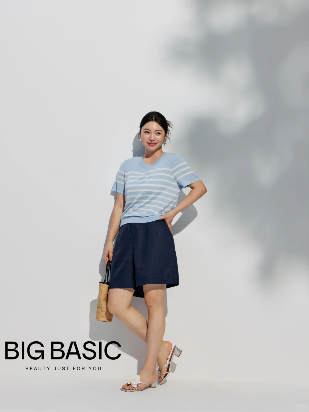 分享一条大码女孩穿更好看的亚麻短裤！