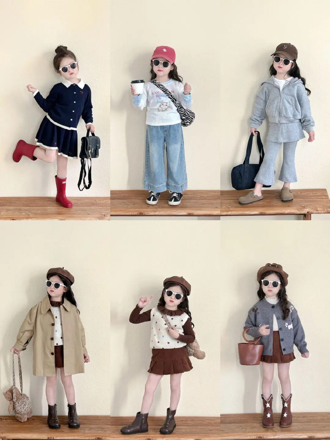 女童春秋款明星穿搭