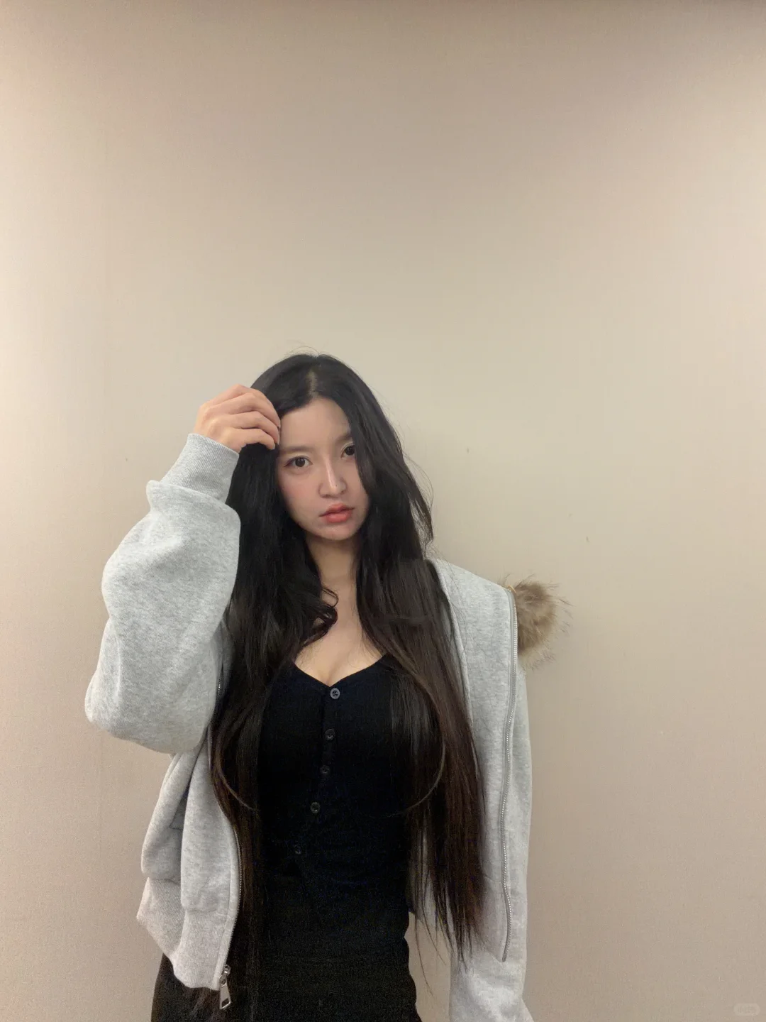 喜欢她的眼神和微笑～